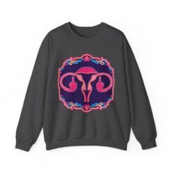 Ovaries with Middle Fingers - Unisex Sweatshirt – Funny Anatomy - Image 10