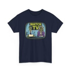 Watch TV - Unisex T-Shirt – They Live, Alien News - Retro Sci-Fi Horror - Image 17