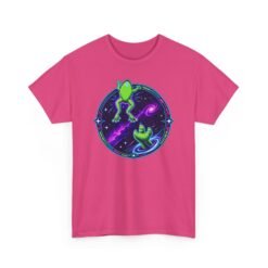 Reach for the Froggy - Unisex T-Shirt – Cute Green Space Creature - Floating Frog - Image 19
