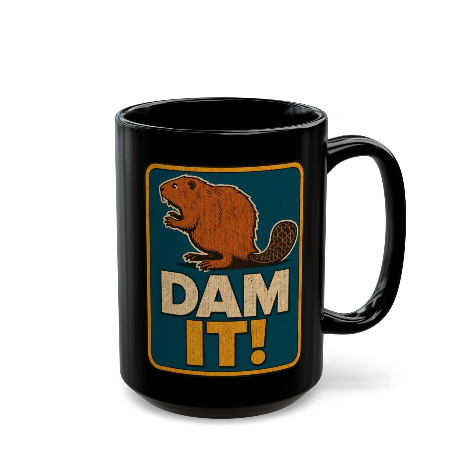 Dam It! - Black Mug – Sip Happens, Laugh Anyway - Image 7