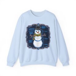 Snowman Anatomy - Unisex Sweatshirt – Funny Christmas - Science Diagram - Image 13