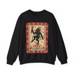 Merry Krampus - Unisex Sweatshirt – Cozy, Creepy, Claus's Worst Nightmare