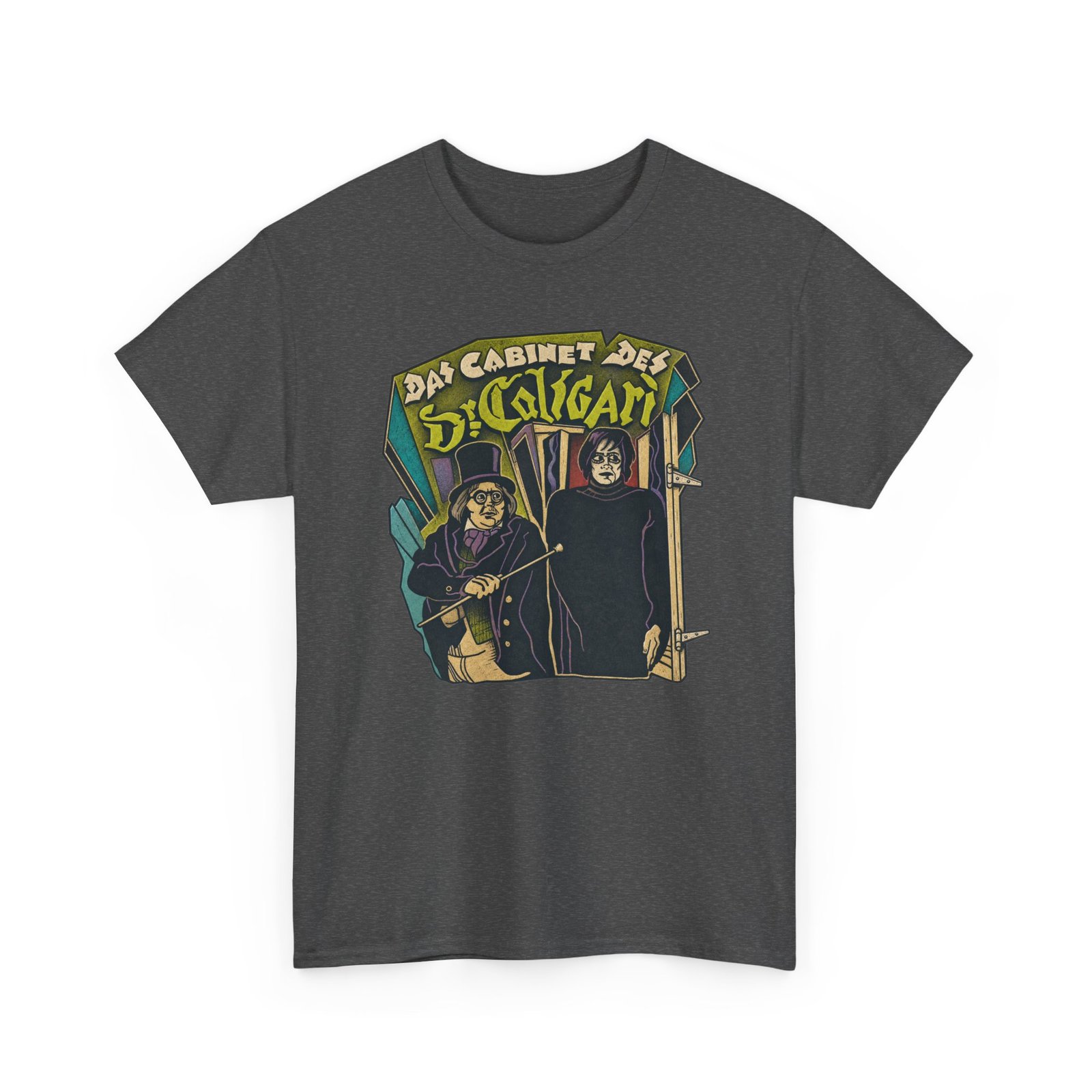 Das Cabinet des Dr. Caligari - Unisex T-Shirt – 1920 German Expressionist - Silent Horror Film - Image 22