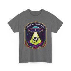 Take Me With You - Unisex T-Shirt – Funny UFO Cow Abduction - Alien Humor - Image 23