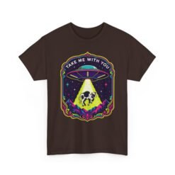 Take Me With You - Unisex T-Shirt – Funny UFO Cow Abduction - Alien Humor - Image 21