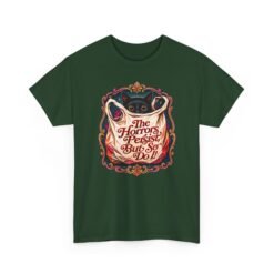 The Horrors Persist But So Do I – Unisex T-Shirt – Existential Black Cat Energy - Image 25