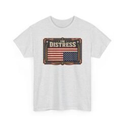 In Distress Signal - U.S.A. Flag - Unisex T-Shirt – Speak Without Saying a Word - Image 20