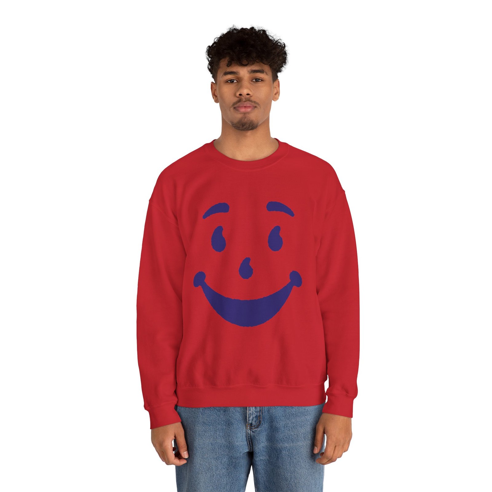 Kool-Aid Man Face - Unisex Sweatshirt – Oh Yeah Retro Beverage - Image 5