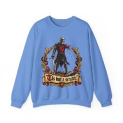 'Tis But A Scratch - Unisex Sweatshirt – Funny Monty Python Black Knight - Image 22