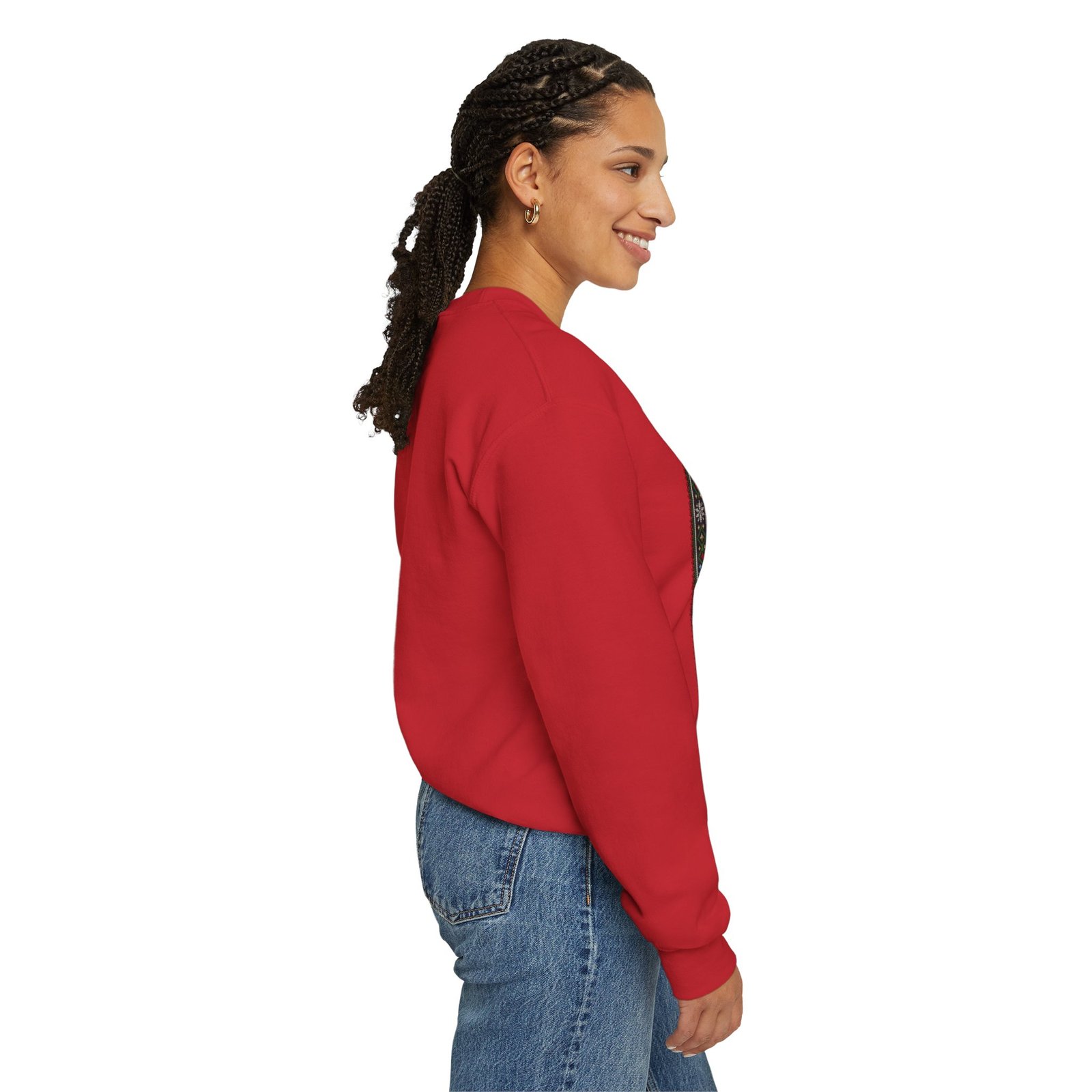 Table Tennis Ugly Christmas Sweatshirt – Serve Up the Holiday Spirit - Image 10