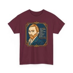 Vincent van Gogh Inspirational Quote – Unisex T-Shirt – Great Things Take Time - Image 23