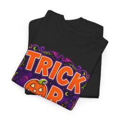 Trick or Treat - Unisex T-Shirt – Classic Halloween - Spooky Season - Image 3