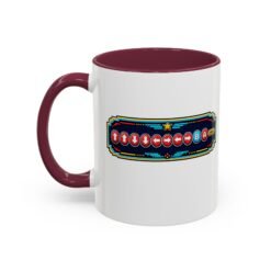Contra Code - Color Accent Mug – Konami Code - Retro Gaming Coffee Mug - Image 6