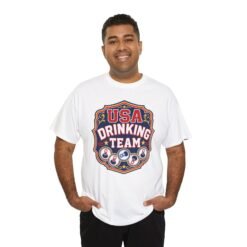 USA Drinking Team - Unisex T-Shirt – Funny Patriotic - Beer Drinking - Image 3