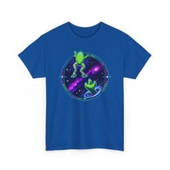 Reach for the Froggy - Unisex T-Shirt – Cute Green Space Creature - Floating Frog - Image 16