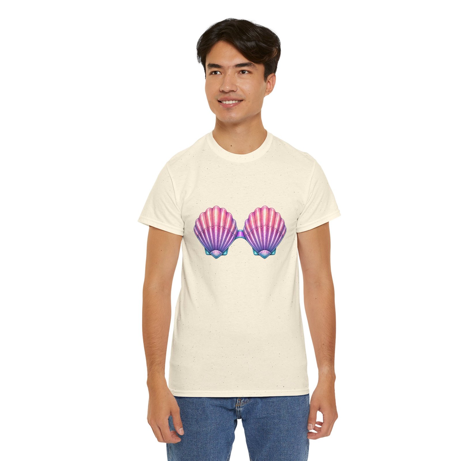 Mermaid Seashell Bra Costume - Unisex T-Shirt – Funny Halloween Costume - Image 10