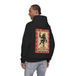 Merry Krampus - Unisex Hoodie – Cozy Up with Claus's Creepy Cousin - Image 13