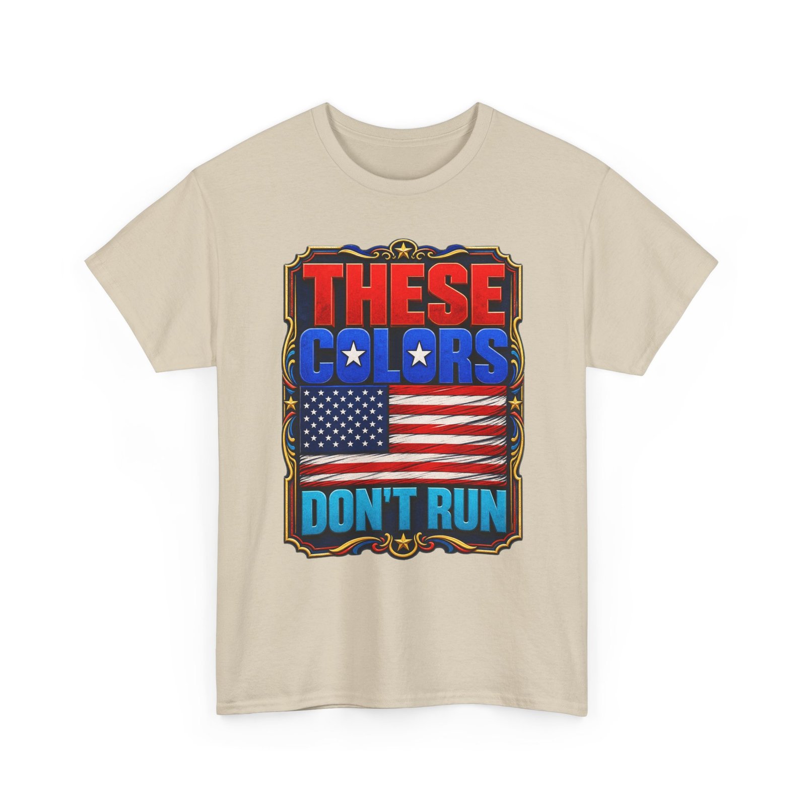 These Colors Don't Run - Unisex T-Shirt – Patriotic -American Flag - Image 23