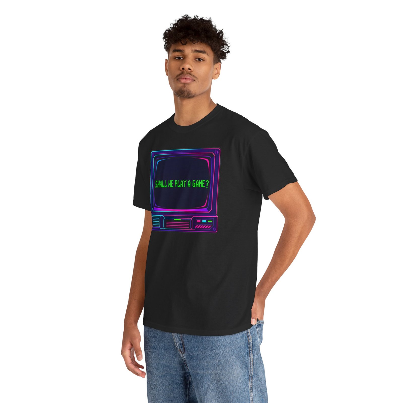 Shall We Play a Game? - Unisex T-Shirt – WarGames - Retro 80s Computer Movie - Image 8