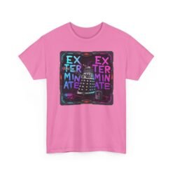 Exterminate! - Unisex T-Shirt – Retro Sci-Fi - Robot Graffiti Art - Image 5