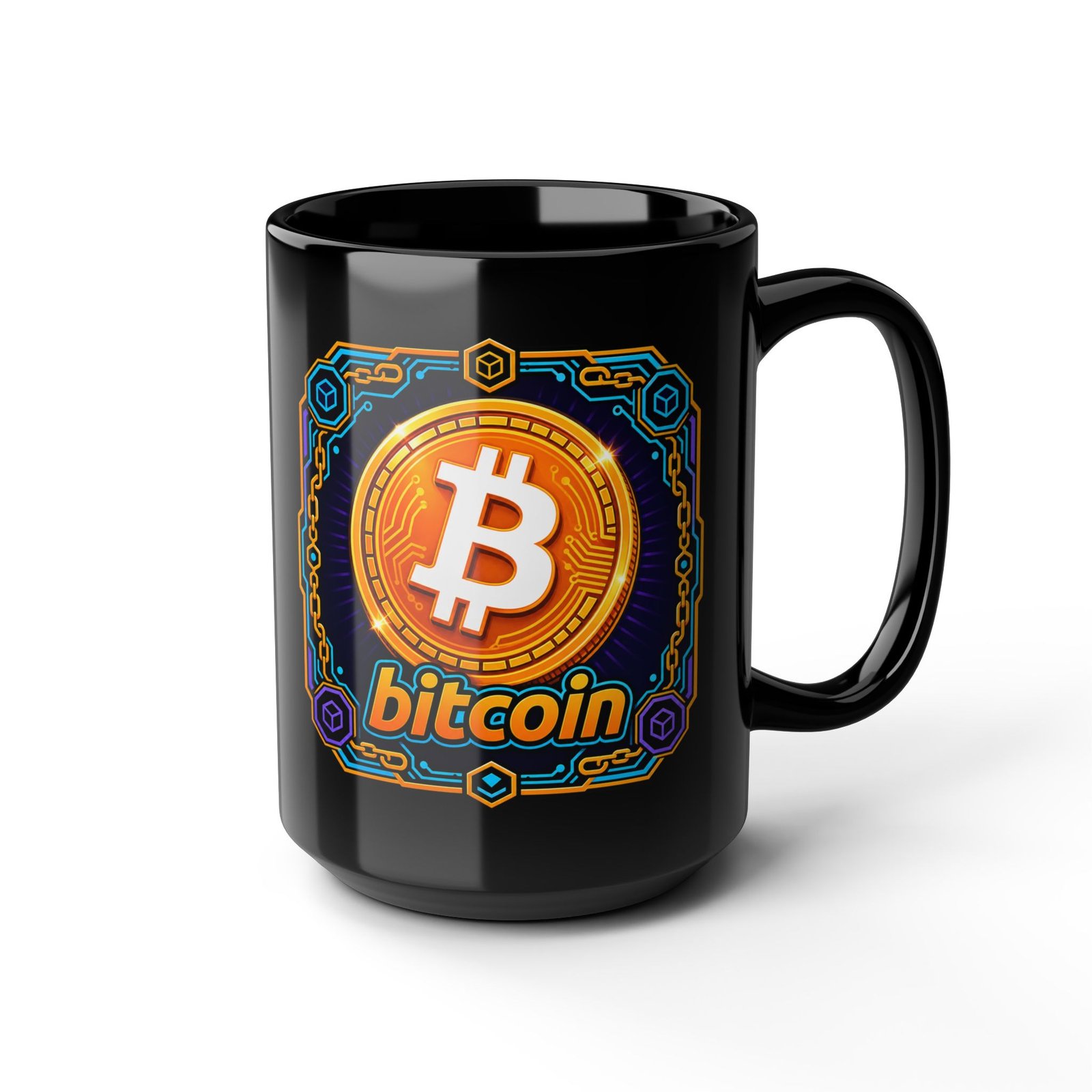 Bitcoin – Black Mug – Sip and HODL - Image 8