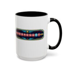 Contra Code - Color Accent Mug – Konami Code - Retro Gaming Coffee Mug - Image 7