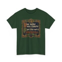 Your Mother Was a Hamster - Unisex Heavy Cotton T-Shirt – Monty Python Holy Grail Humor - Image 24