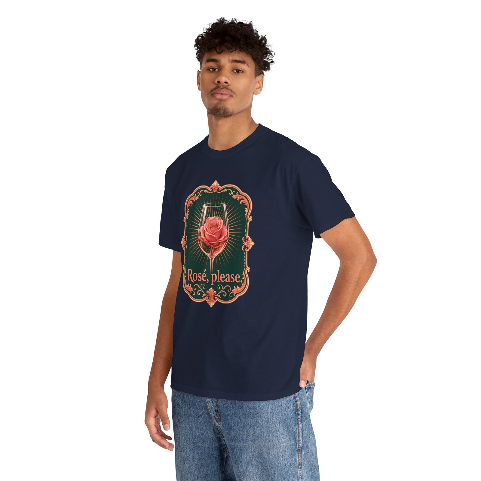 Rosé, Please - Unisex T-Shirt – Chic Wine Lover - Image 8