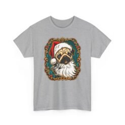 Pug Santa - Unisex T-Shirt – Funny Christmas Pug - Dog Lover Holiday - Image 11
