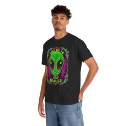 Take Me to Your Dealer - Unisex T-Shirt – Funny Alien Stoner Shirt - 420 Humor - UFO - Image 8