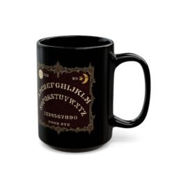 Ouija Board - Black Mug – Sip with a Spirit of Mystery - Image 5