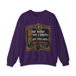 Your Mother Was a Hamster - Sweatshirt – Monty Python Holy Grail Humor - Image 23