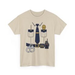 Police Officer - Unisex T-Shirt – Funny Easy Cop Halloween Costume - Image 14