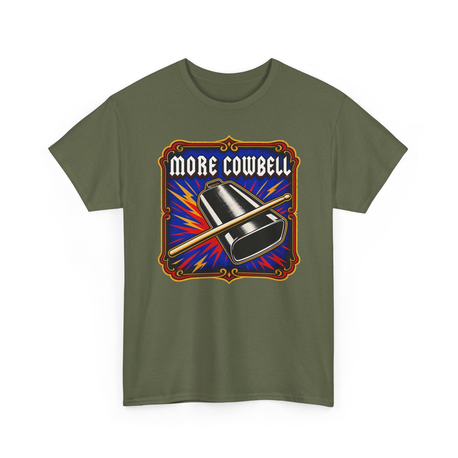 More Cowbell - Unisex T-Shirt – Because the Prescription is Always More - Image 14