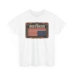 In Distress Signal - U.S.A. Flag - Unisex T-Shirt – Speak Without Saying a Word - Image 19