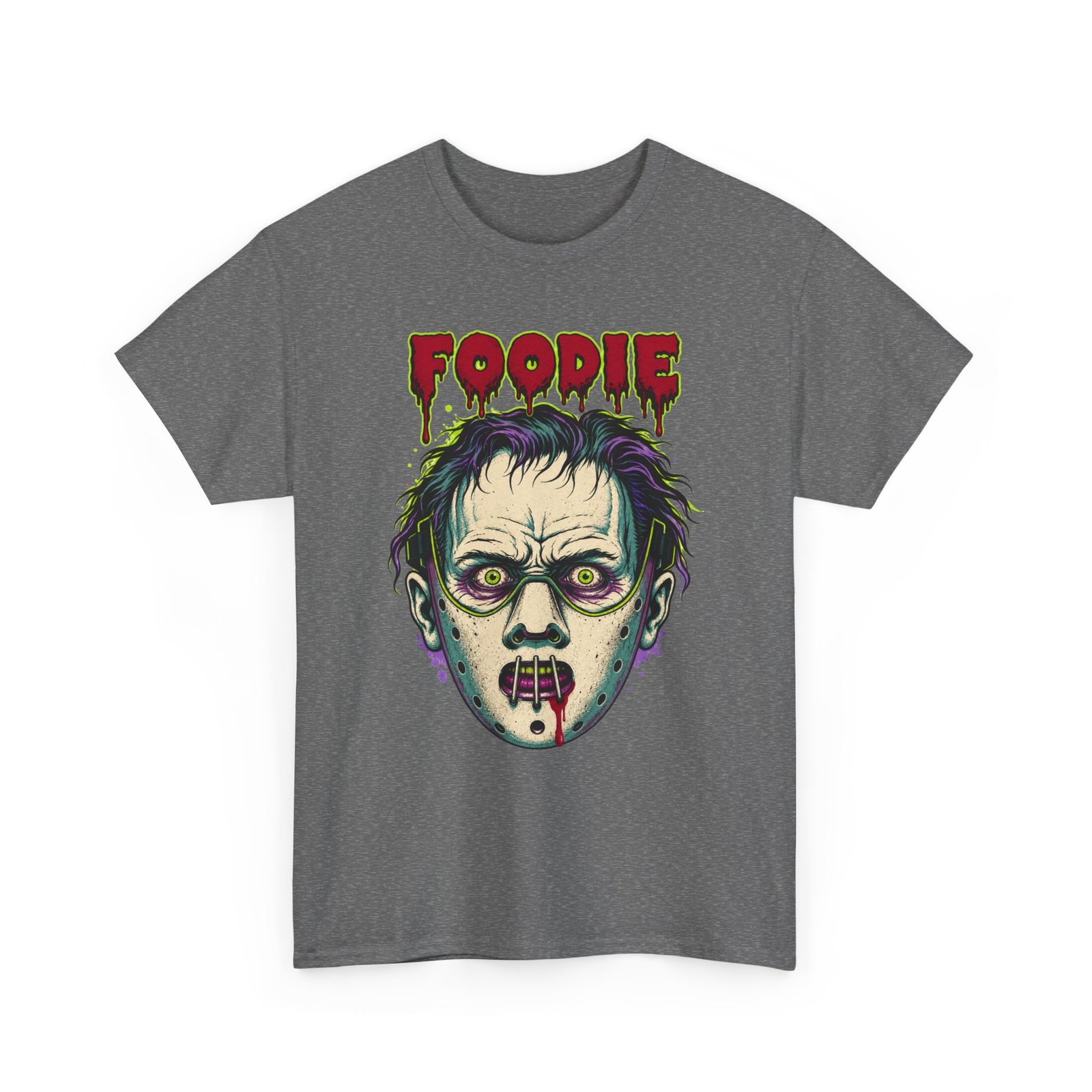 Foodie Hannibal Lecter - Unisex T-Shirt – Funny Horror - Dark Humor - Image 18