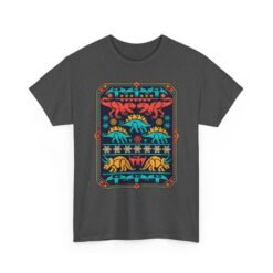 Dino-Mite Christmas - Unisex T-Shirt – Funny Dinosaur - Ugly Christmas Sweater - Image 15