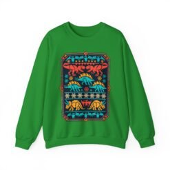 Dino-Mite Christmas - Unisex Sweatshirt – Funny Dinosaur - Ugly Christmas Sweater