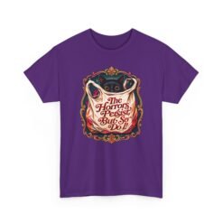 The Horrors Persist But So Do I – Unisex T-Shirt – Existential Black Cat Energy - Image 26