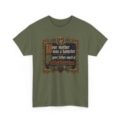 Your Mother Was a Hamster - Unisex Heavy Cotton T-Shirt – Monty Python Holy Grail Humor - Image 23