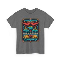 Dino-Mite Christmas - Unisex T-Shirt – Funny Dinosaur - Ugly Christmas Sweater - Image 16