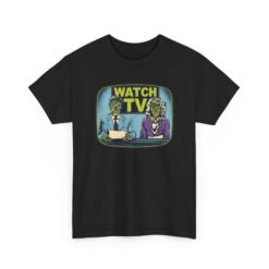 Watch TV - Unisex T-Shirt – They Live, Alien News - Retro Sci-Fi Horror