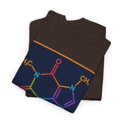 Alternative view of Caffeine Molecule - Unisex T-Shirt – Fuel Your Brain in Style