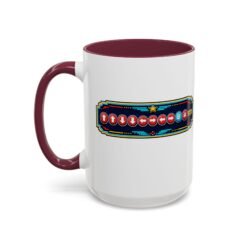 Contra Code - Color Accent Mug – Konami Code - Retro Gaming Coffee Mug - Image 10