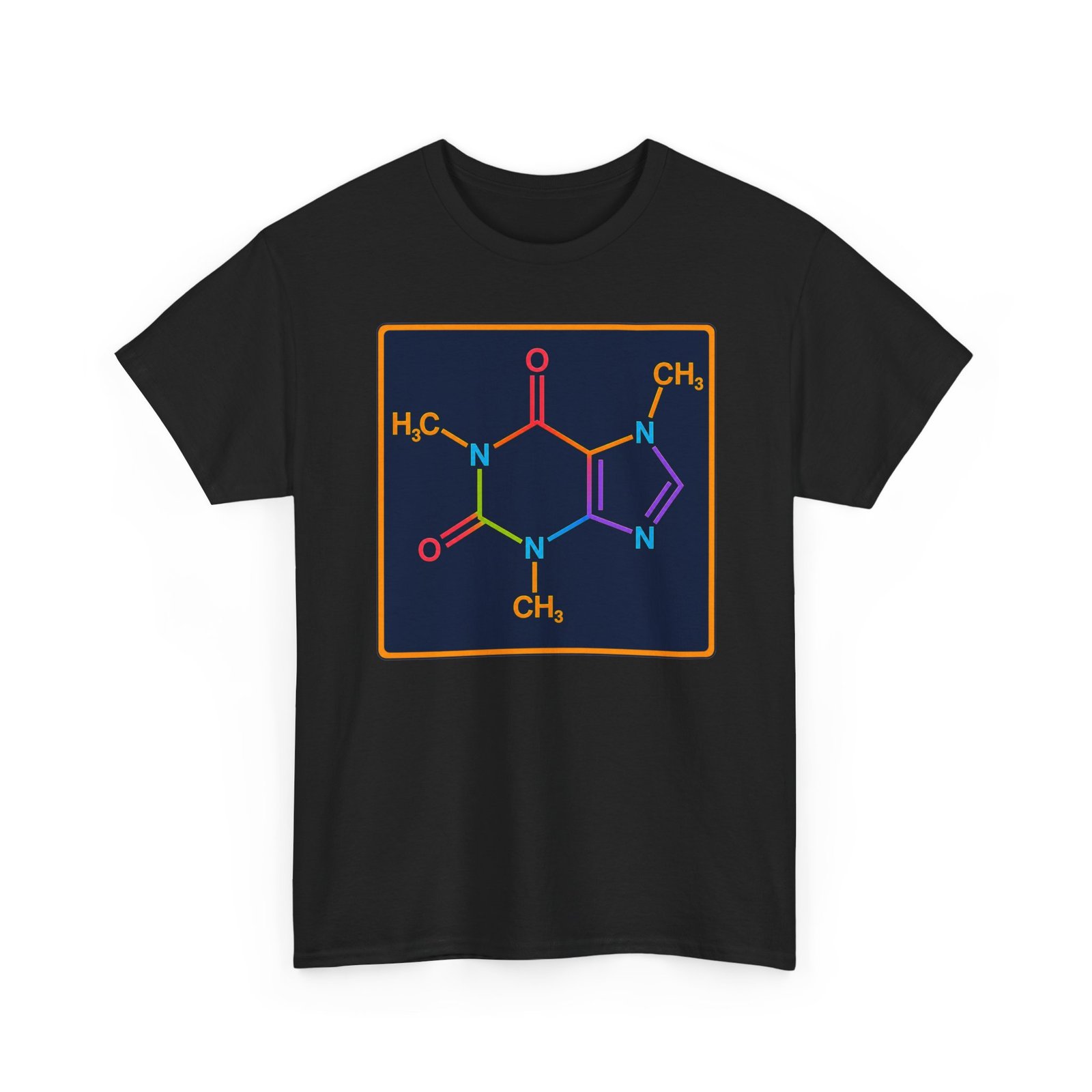 Caffeine Molecule - Unisex T-Shirt – Fuel Your Brain in Style - Image 11