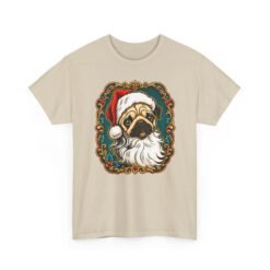 Pug Santa - Unisex T-Shirt – Funny Christmas Pug - Dog Lover Holiday - Image 10