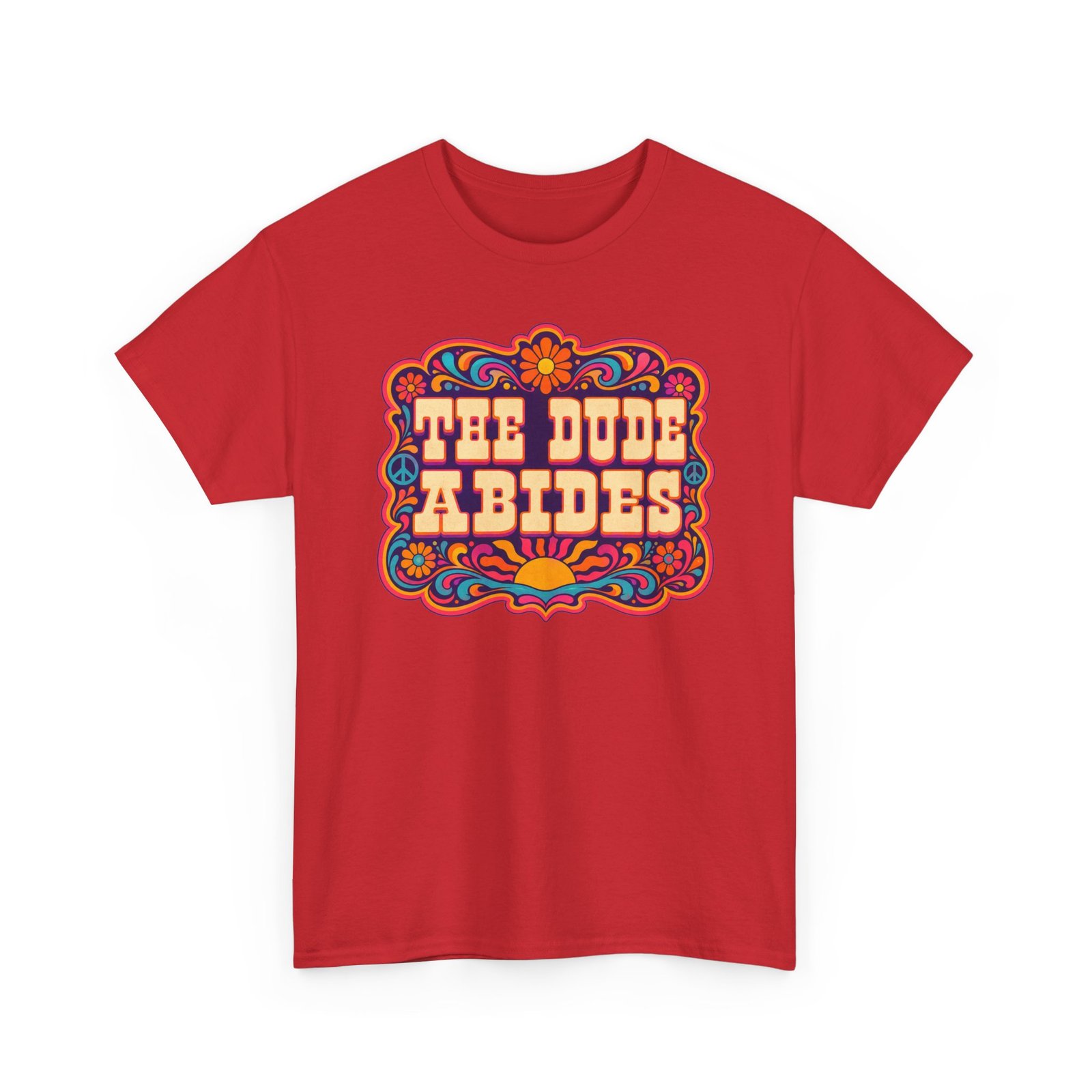 The Dude Abides - Unisex T-Shirt – Funny Big Lebowski Movie Quote - Bowling Tee - Image 29