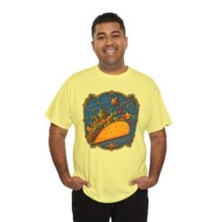 Taco in the Wind - Unisex T-Shirt – Funny Flying Taco - Taco Tuesday Humor - Image 10