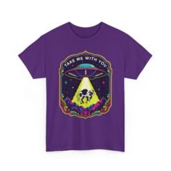 Take Me With You - Unisex T-Shirt – Funny UFO Cow Abduction - Alien Humor - Image 25