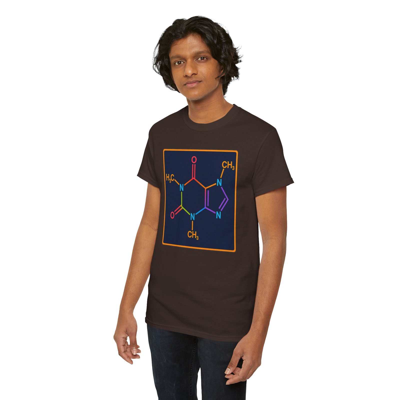 Caffeine Molecule - Unisex T-Shirt – Fuel Your Brain in Style - Image 5